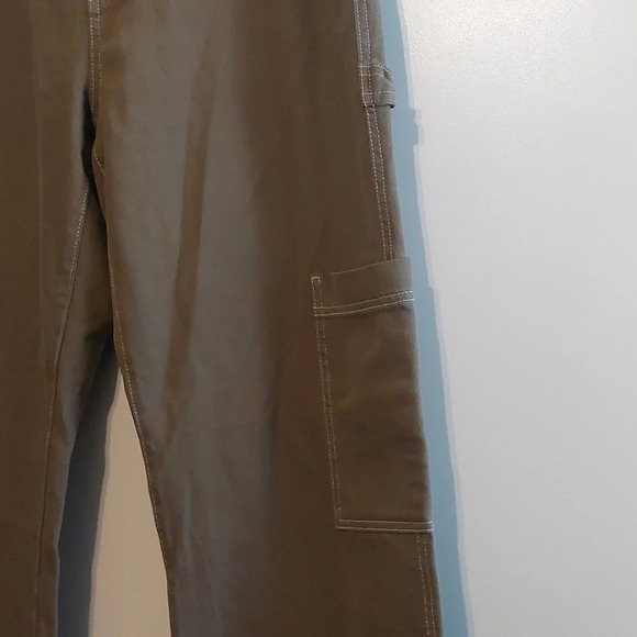 Olive Green Cargo Pants 14 Grunge Punk Skater - Picture 7 of 11